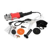 Molinillo Pulidor Húmedo de Piedra Eléctrico de 1400W, Molino de Agua Manual de Velocidad Variable con Ajuste de Velocidad de Seis Engranajes (Fafeicygpyt7duf12-03)