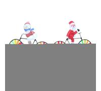 Molinillos de Navidad, estacas para molinillos de jardín - 2 molinillos de viento de Navidad impermeables,Decoraciones navideñas para el patio, decoraciones para el jardín en el patio, estaca de, Papá