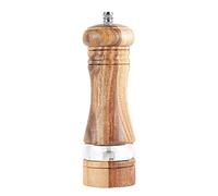 Molinillos de Pimienta Molinillo de pimienta madera, molinillo Manual, botella condimento sal marina para Tu Cocina(5x5x16.5cm)