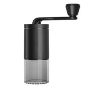 Molinillos de rebabas para granos de café, máquina portátil transparente de manivela