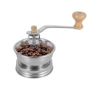 Molino Café Eléctrico - 150W Granos Nueces Especias | Capacidad 70g Operación Un Toque | Manivela Manual Frasco, Triturador Semillas Condimentos Acero Inoxidable, Molino Cerámico Viaje Tarro Vid