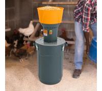 Molino de 60 l con 5 tamices, molino eléctrico, molino de cereales, molino de maíz molino, ideal para cocina tiendas fábricas de procesamiento, para moler granos de pimienta trigo avena cebada