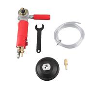 Molino de agua neumático, lijadora de aire de 4 pulgadas, pulidora por inyección de agua con ajuste de 3 velocidades, 4300 RPM para el esmerilado de piedra y carrocerías de