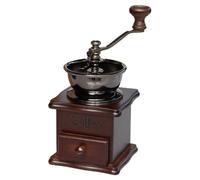 Molino De Antigua - Molino De Mano De Madera De Estilo Vintage Con Rodillo De Hierro Fundición, Diseño De Prensa Clásico Con Manivela Durable Para Molienda De Frijoles Frescos | Brewing En