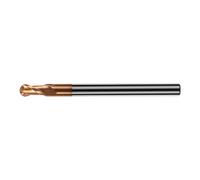 Molino de bolas industrial de 2 flautas, resistente para máquinas de fresado de metal y sistemas de grabado, herramienta de centro de mecanizado