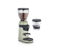 GRAEF CM8007 EliteGrindX Molinillo Café Eléctrico 128W, 350g & 75g, Molino Cónico Inox, 40 Niveles, LED, Portafiltro, Pistacho