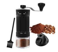 Molino de Café Manual Externo y Ajustable, 40 Ajustes Ajustables, con Molino Cónico de Cerámica de alta Precisión, Molinillo Cafe Manual con Capacidad de 30g, para Viaje, Oficina, Espresso, Pour Over