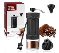 Molino de café manual externo y ajustable, con molino cónico de cerámica de alta precisión y diseño moderno,ajuste de 40 niveles, adecuado para Pour Over y cafeteras Moka