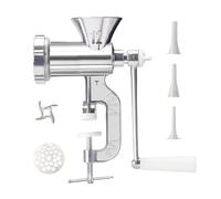 Molino de carne robusto, molinillo de carne manual | Mincer de aleación Mincer Sausage Grinder,Tabla de alimentos de herramientas de cocina pesadas con plato de molienda y tubos de stupper