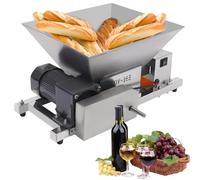 Molino de frutas eléctrico de acero inoxidable, triturador de frutas, pan y azúcar, motor de 60 W, capacidad de 44 lbs/h, for cocina o procesamiento comercial.