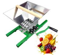 Molino de Frutas Trituradora de Frutas 7 L Triturador de Manivela Trituradora de Acero Inoxidable Prensa en Frío, Verduras y Uvas Para Vino Fruit