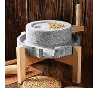 Molino De Grano De Piedra, Molinillo Casero Húmedo Y Seco, Molino De Grano Manual, Para Cereales, Especias, Leche De Soja, Hierbas, Bayas De Trigo(20x30cm/7.8x11.8in)