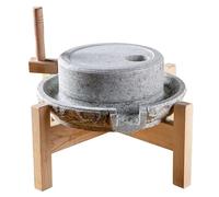 Molino De Grano De Piedra, Molino de Piedra Manual, Molino Casero para Cereales/Especias/Leche de Soja/Hierbas/Bayas de Trigo/Granos de Café(9.8x15in/25x38cm)