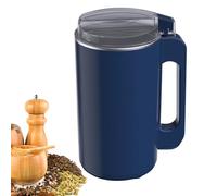 Molino de grano eléctrico, molinillo de especias eléctrico multifuncional, molinillo de café con cuchilla de acero inoxidable y tapa transparente, capacidad de 600 ml para granos de café, nueces