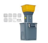 Molino de Granos 30L/45L - 1300W, Molino de Maíz y Trigo, Portátil, Antipolvo, 7 Filtros, Alta Velocidad, Desmontable(30L)