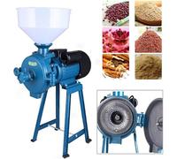 Molino De Harina/Alimentación Eléctrica De 2200 W, Máquina Trituradora De Cereales Secos + Embudo, Grano De Maíz De Arroz, Café, Trigo, Molino De Alimentación, Cereales Secos Húmedos