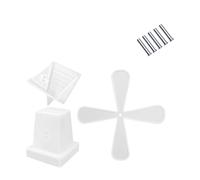 Molino De Hecho a Mano Conjunto De Moldes De Silicona Para Cabaña Conjunto Artístico Para Manualidades Diseños Simples Decoración Del Hogar Regalo Molde Giratorio De Silicona Para Casa De