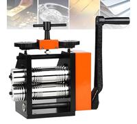 Molino de laminación de joyería para chapa de metal, grosor controlable con precisión, herramienta de bricolaje para oro, plata, cobre, latón