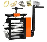 Molino de laminación manual, 3 en 1, multifunción, para hojas de joyería de metal y alambre, laminador versátil para diseñar patrones