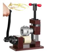 Molino de laminación manual para hacer joyas, máquina dobladora de pulseras para ejes de goma, ideal para hacer anillos y pulseras