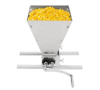 Molino de malta moderno de 4 l - Prensa de cereales manual - Acero inoxidable con rodillo ajustable - Rompecabezas con dos modos de funcionamiento - Ideal para moler granos en casa