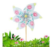 Molino De Manualidades Para Niños: Molino De Viento Al Aire Libre Hecho A Mano,Actividad Artística, Poner Y Colorear Su Propio Windspinner Para Jardín Y Áreas De Juego Al Aire Libre