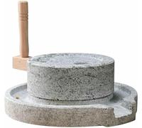 Molino de pasta de granito para moler leche de soja, harina de trigo, jugo de maíz, semillas de sésamo, almendras, pimientos, especias, frijoles mungo, marco de madera
