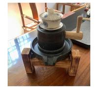 Molino de Piedra Manual de Granito: un Molinillo pequeño Adecuado para moler Granos, Frijoles y Semillas de sésamo: un Molinillo de Pasta de Alta eficiencia Adecuado para Uso doméstico o en