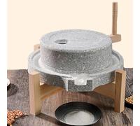 Molino De Piedra Para Granos,Triturador Manual De Procesamiento,Para Cereales Secos Y Húmedos,Molinillos De Café,Harina Y Especias(20cm/7.9in)