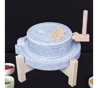Molino De Piedra Pequeño Clásico, Molinillo Casero Húmedo Y Seco, Molino De Grano Manual, Para Cereales, Especias, Leche De Soja, Hierbas, Bayas De Trigo(30x40cm/11.8x15.7in)