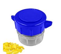 Molino de píldoras pequeño, molino manual de píldoras - Molino de píldoras de polvo fino | Dispensador de píldoras de tamaño compacto para personas mayores, molino de tabletas para práctica