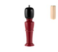 Molino De Pimienta De Madera Rojo/Negro Carbono 25 CM 101 Home