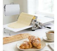 Molino de rodillo reversible manual para masa de bollería y fondant, espesor ajustable 0-25 mm, plegable para panaderías y pastelerías Type 300