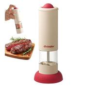 Molino de sal eléctrico, pimienta recargable | Grill Mill Gadget, molinillo de sal y pimienta eléctrico ajustable grueso para el hogar y la cocina