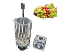 Molino de Sal Recargable,Salero Molinillo Portátil | Transparente Recargable Ajustable Manual Para Cocina Camping Comedor Mesa Picnic