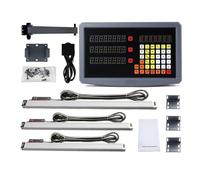 Molino de torno 3 ejes SDS3MS Y PIEZAS Escamas lineales 5U 5V TTL Regla óptica/Línea Dimensiones codificador 100 a 1000mm Kit de pantalla digital para torre(SDS3MS Dro Set)