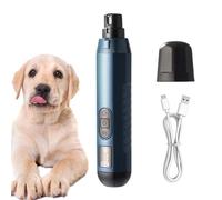 Molino de uñas para perros - Cortauñas para cachorros | Trituradora eléctrica silenciosa de 5 velocidades, recargable por USB, herramienta de cuidado de patas, para mascotas, perros, gatos, ,