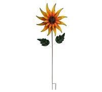Molino de Viento de Girasol, Spinner de Girasol | Letrero Decorativo para jardín Wind Spinner | Decoración Decorativa para jardín al Aire Libre, estacas dinámicas de Molino de Viento Giratorio de