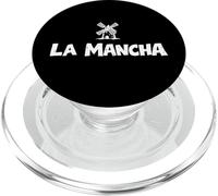 Molino de Viento español La Mancha Don Quijote Impresión Blanca PopSockets PopGrip para MagSafe