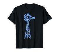 Molino de Viento Floral Forget Me Not Flower Camiseta