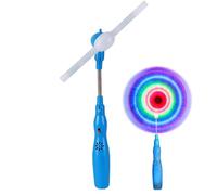 Molino De Viento Flushing - Juguete Giratorio LED, Juguete Giratorio Brillante | Construcción De Resistente con Función Musical Y Diseño De Plumas Coloridas, Artículo De Rendimiento para