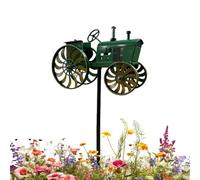 Molino de viento para jardín, rústico, resistente a la intemperie, tractor de jardín, para césped, patio, balcón, granja, campo, casa,