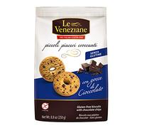 Molino Di Ferro Le Veneziane - Biscotti Gocce Di Cioccolato Senza Glutine, 250g