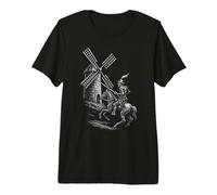 Molino Don Quijote La Mancha Cervantes Regalo Camiseta Premium
