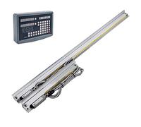 Molino Dro, Codificador de escala lineal 50MM-650MM Alta precisión 2 ejes DRO Lectura digital LED for fresado Taladrado Máquina torno(Combination)