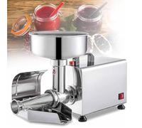 Molino eléctrico comercial para salsas, exprimidor, máquina de acero inoxidable para hacer salsas, con motor de cobre puro de 370 W para salsas, arándanos y más.