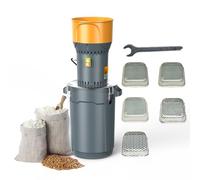 Molino Eléctrico De Granos 25l/50l - Pulverizador De Acero Inoxidable De Alta Velocidad De 1300w Con 5 Filtros, 19000r/min Y Operación De Un Solo Botón Para Maíz Seco, Trigo, Especias Y Hierbas 50L