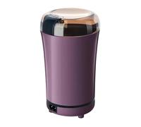 Molino Eléctrico Molinillo De Café Eléctrico Portátil, Doméstico Grano Pequeño, Mezclador Acero Inoxidable For Moler Nueces Y Granos Molienda Rápida Uniforme(Purple)