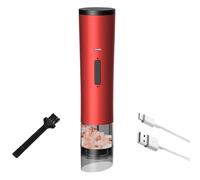 Molino Eléctrico - Molino De Granos De Pimienta Con Carga USB | Trituradora De Sal Eléctrica Multifuncional De Acero Inoxidable, Adecuado Para Granos De Pimienta, Comino Y Otros Condimentos