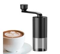 Molino manual de granos de café, molinillo de café a mano - molinillo manual portátil, ajustable, cónica, molinillo de café con mano tranquilo, molinillo de café para capuchino, americano, mokk